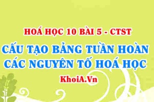 Nguyên tắc sắp xếp các nguyên tố trong bảng tuần hoàn hoá học, cách phân loại nguyên tố hoá học - Hoá 10 bài 5
